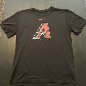 Nike Arizona Diamondbacks Logo T-shirt Dri-fit Mens Large L